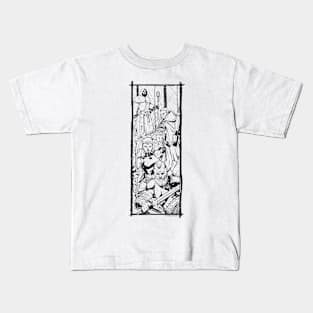 Adventuring Goup (Transparent) Kids T-Shirt